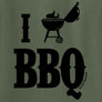 Adult Livin' Country I Love BBQ T-shirt