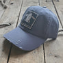 Livin' Country Cow Distressed Patch Hat