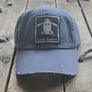 Livin' Country Cow Distressed Patch Hat