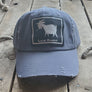 Livin' Country Goat Distressed Patch Hat