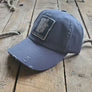 Livin' Country Outhouse Distressed Patch Hat