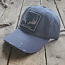 Livin' Country Antlers Distressed Patch Hat