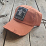 Livin' Country Cow Distressed Patch Hat