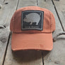 Livin' Country Pig Distressed Patch Hat