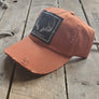 Livin' Country Antlers Distressed Patch Hat