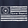 Adult Livin' Country Flag T-shirt