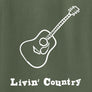 Adult Livin' Country Guitar Hoodie
