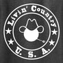 Adult Livin' Country Logo Hoodie