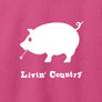 Women's Livin' Country Pig T-shirt