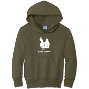 Youth Livin' Country Chicken Hoodie