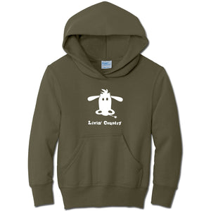 Youth Livin' Country Cow Hoodie