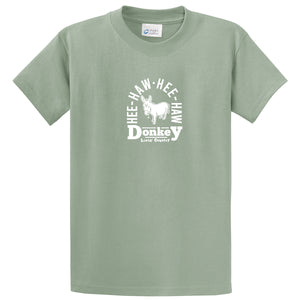 Adult Livin' Country Barnyard Donkey T-shirt