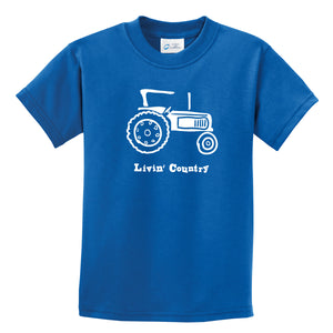 Kid's Livin' Country Tractor T-shirt