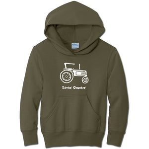 Youth Livin' Country Tractor Hoodie