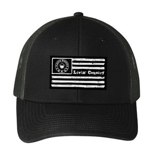 Livin' Country Flag Snapback Cap