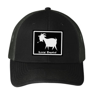 Livin' Country Goat Snapback Cap