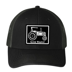 Livin' Country Tractor Snapback Cap