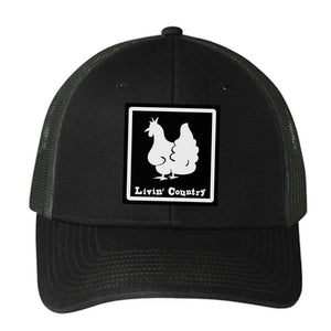 Livin' Country Chicken Snapback Cap