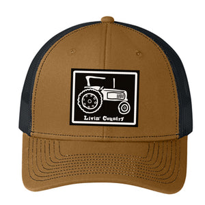 Livin' Country Tractor Snapback Cap