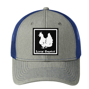 Livin' Country Chicken Snapback Cap