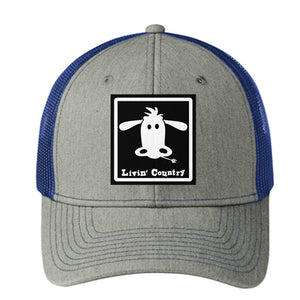 Livin' Country Cow Snapback Cap