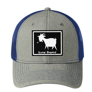 Livin' Country Goat Snapback Cap