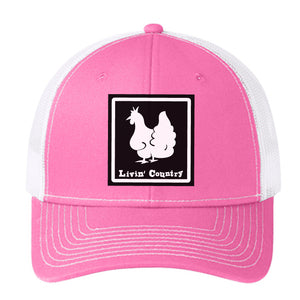 Livin' Country Chicken Snapback Cap