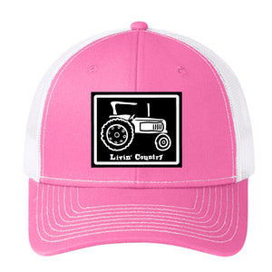 Livin' Country Tractor Snapback Cap