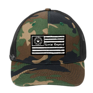 Livin' Country Flag Snapback Cap