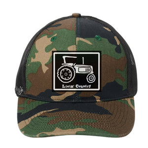 Livin' Country Tractor Snapback Cap