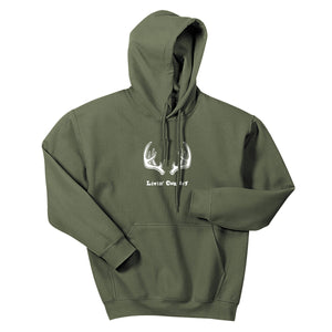 Adult Livin' Country Antler Hoodie - Livin' Country Apparel & Accessories
 - 2