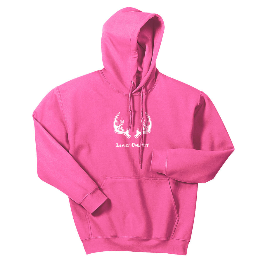 Adult Livin' Country Antler Hoodie - Livin' Country Apparel & Accessories
 - 3