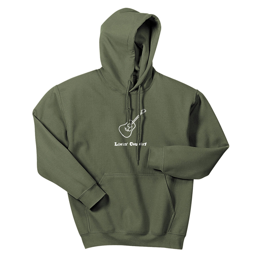 Adult Livin' Country Guitar Hoodie - Livin' Country Apparel & Accessories
 - 2