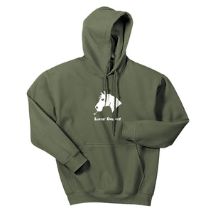Adult Livin' Country Horse Hoodie - Livin' Country Apparel & Accessories
 - 3
