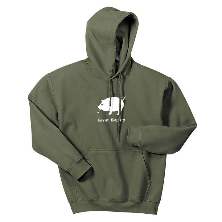 Adult Livin' Country Pig Hoodie - Livin' Country Apparel & Accessories
 - 2