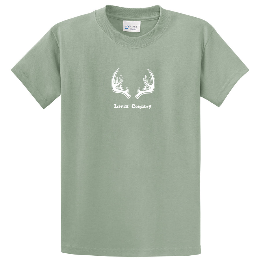 Adult Livin' Country Antler T-shirt - Livin' Country Apparel & Accessories
 - 5