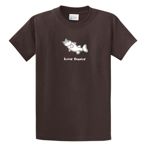Adult Livin' Country Bass T-shirt - Livin' Country Apparel & Accessories
 - 3
