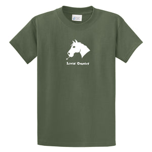 Adult Livin' Country Horse T-shirt - Livin' Country Apparel & Accessories
 - 5
