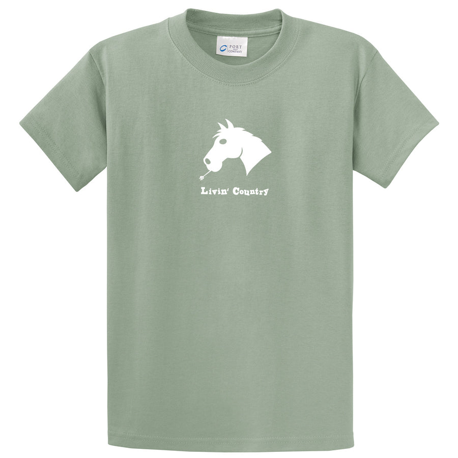 Adult Livin' Country Horse T-shirt - Livin' Country Apparel & Accessories
 - 1