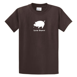 Adult Livin' Country Pig T-shirt - Livin' Country Apparel & Accessories
 - 3