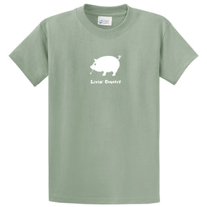 Adult Livin' Country Pig T-shirt - Livin' Country Apparel & Accessories
 - 5