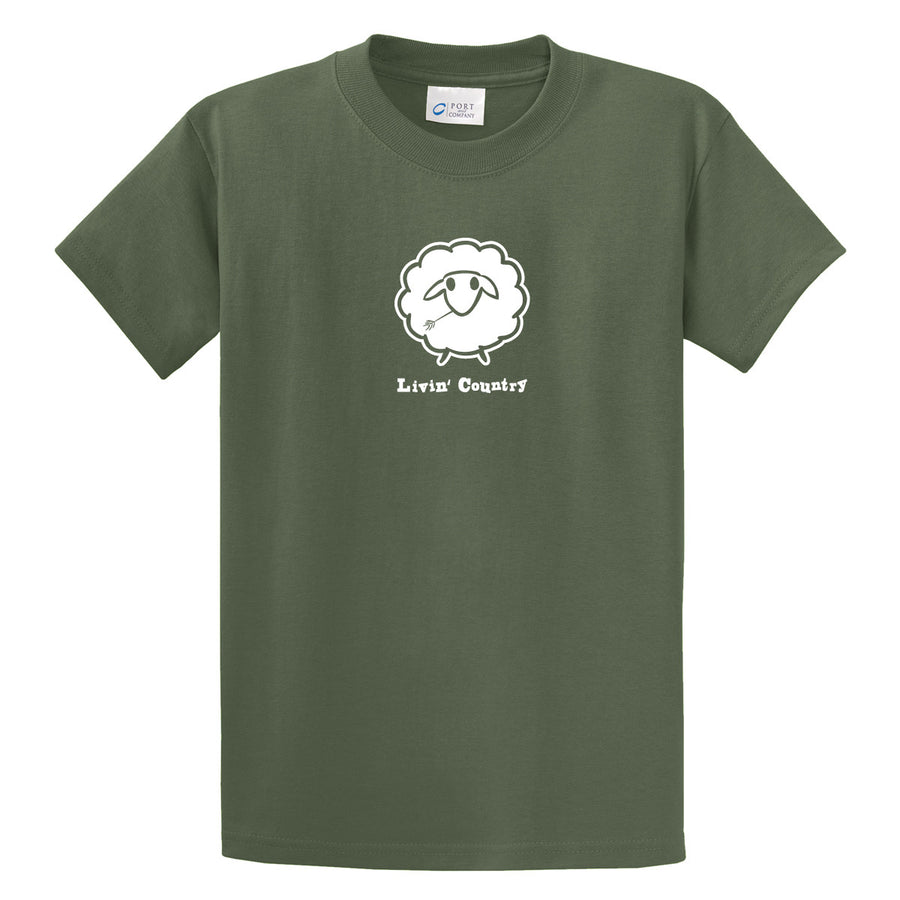 Adult Livin' Country Sheep T-shirt - Livin' Country Apparel & Accessories
 - 3