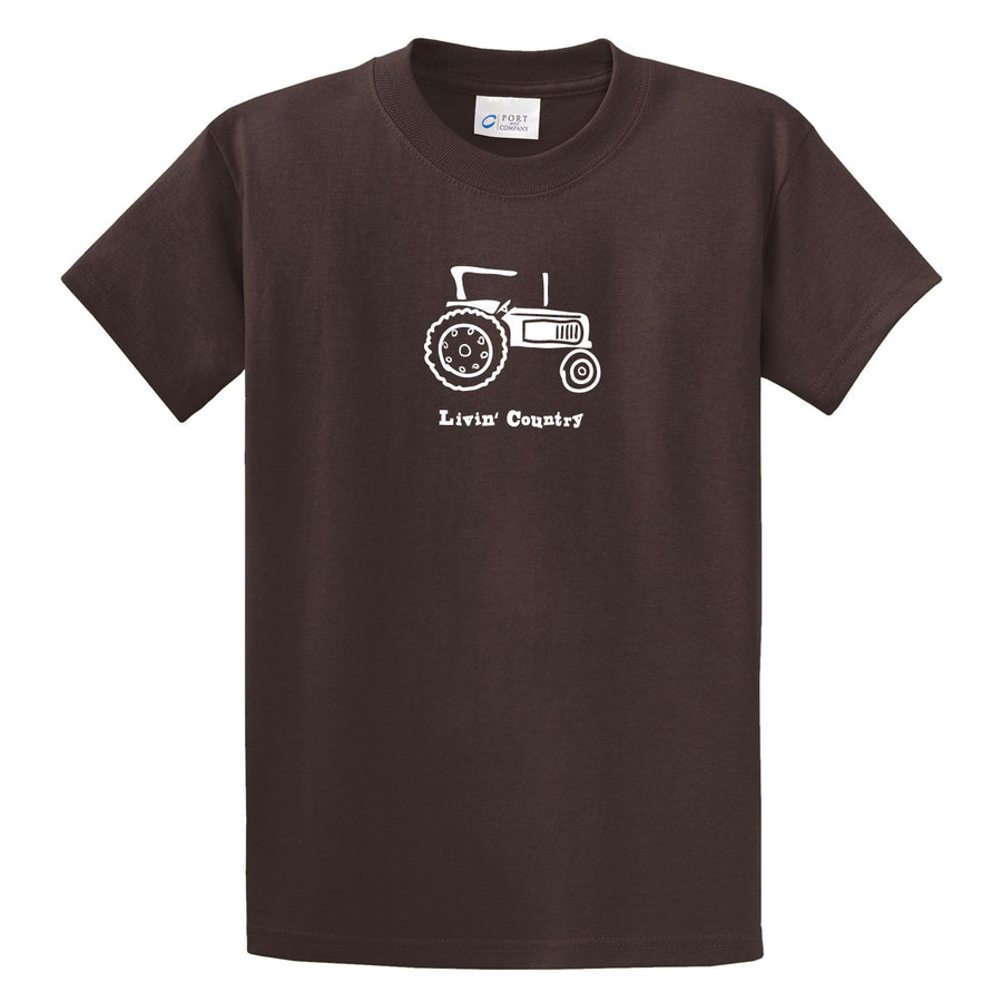 Adult Livin' Country Tractor T-shirt - Livin' Country Apparel & Accessories
 - 3