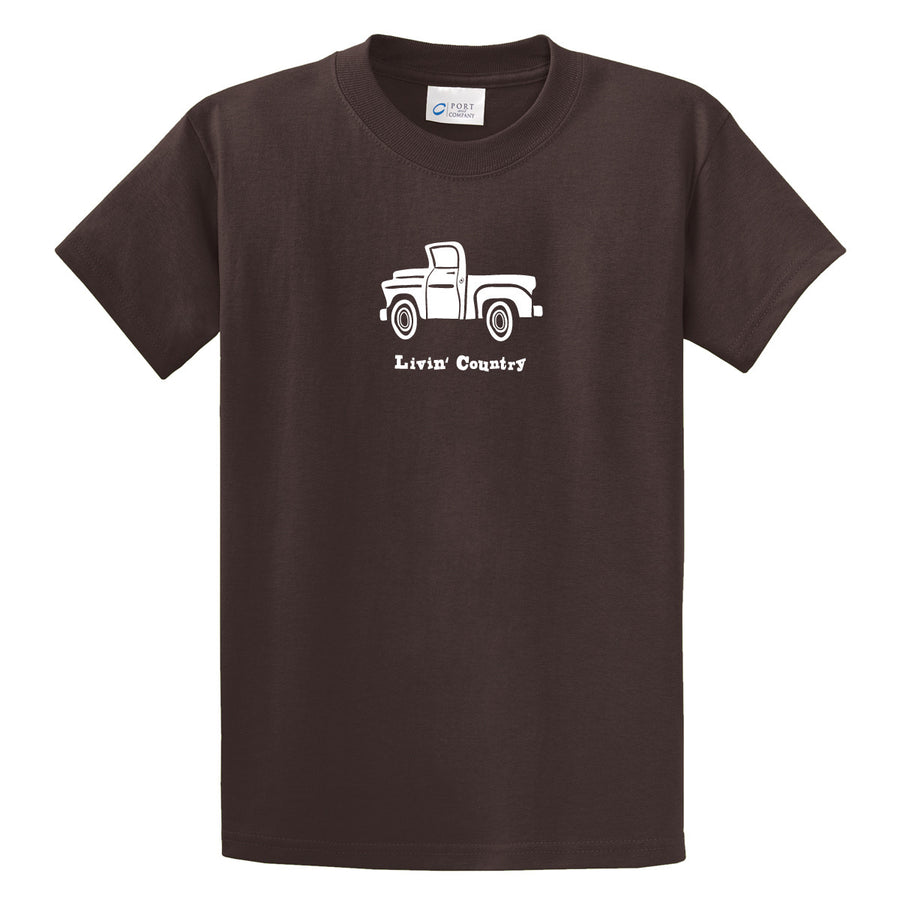 Adult Livin' Country Truck T-shirt - Livin' Country Apparel & Accessories
 - 1
