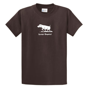 Adult Livin' Country Dog T-shirt - Livin' Country Apparel & Accessories
 - 1