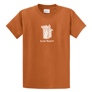 Adult Livin' Country Outhouse T-shirt - Livin' Country Apparel & Accessories
 - 1