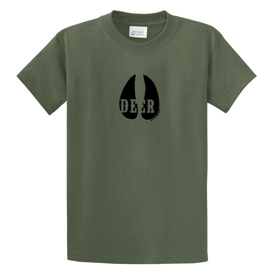 Adult Livin' Country Deer Track T-shirt - Livin' Country Apparel & Accessories
 - 3