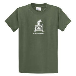 Adult Livin' Country Woodstove T-shirt - Livin' Country Apparel & Accessories
 - 1