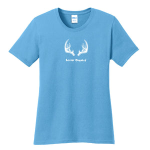 Women's Livin' Country Antlers T-shirt