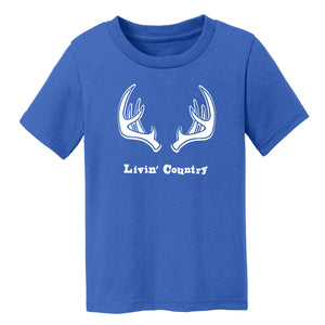 Toddler Livin' Country Antlers T-shirt